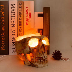 Skull Resin Accent Lamp - Halloween Night Light