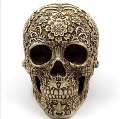 Halloween Skull Resin Ornament