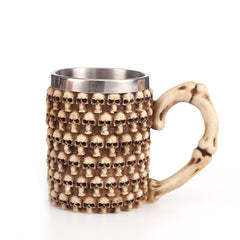 Holiday Spirit 3D Skull Mug