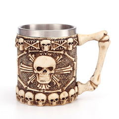 Holiday Spirit 3D Skull Mug