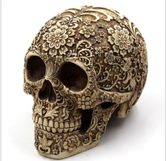 Halloween Skull Resin Ornament