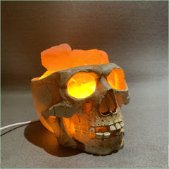 Skull Resin Accent Lamp - Halloween Night Light