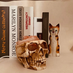 Skull Resin Accent Lamp - Halloween Night Light