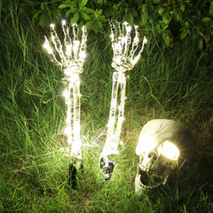 Spooky Skeleton Trio Garden Set