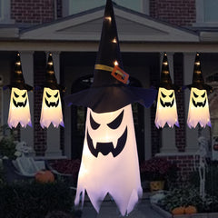 Spooky Ghost Hat Halloween Lantern