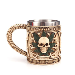 Holiday Spirit 3D Skull Mug