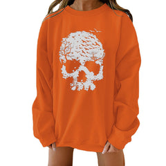 Halloween Festive Print Sweater