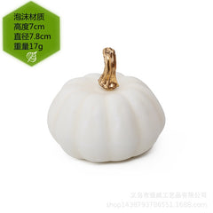 Autumn Trio Pumpkin Decor Set (Gold, Orange, White)