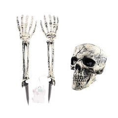 Spooky Skeleton Trio Garden Set