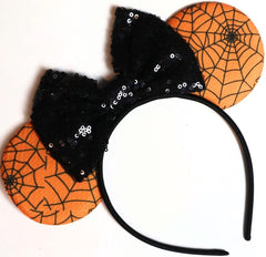Mickey & Minnie Halloween Sparkle Headband