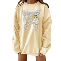 Halloween Festive Print Sweater