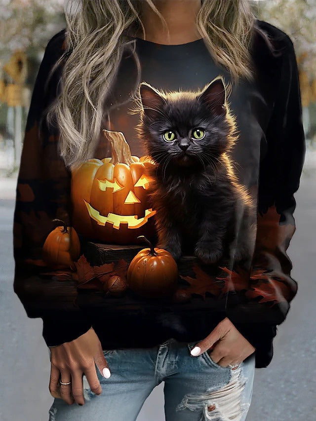 Halloween Pumpkin Festive Women's Sweater