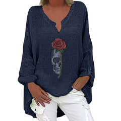 Spooky Chic Cotton Linen Long Sleeve