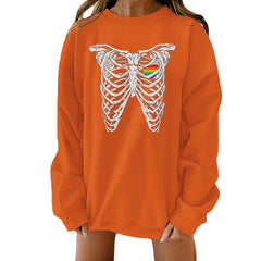 Halloween Festive Print Sweater