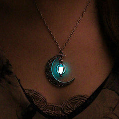 Enchanted Moonlight Birdcage Necklace