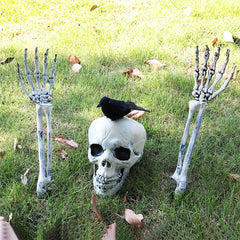Spooky Skeleton Trio Garden Set