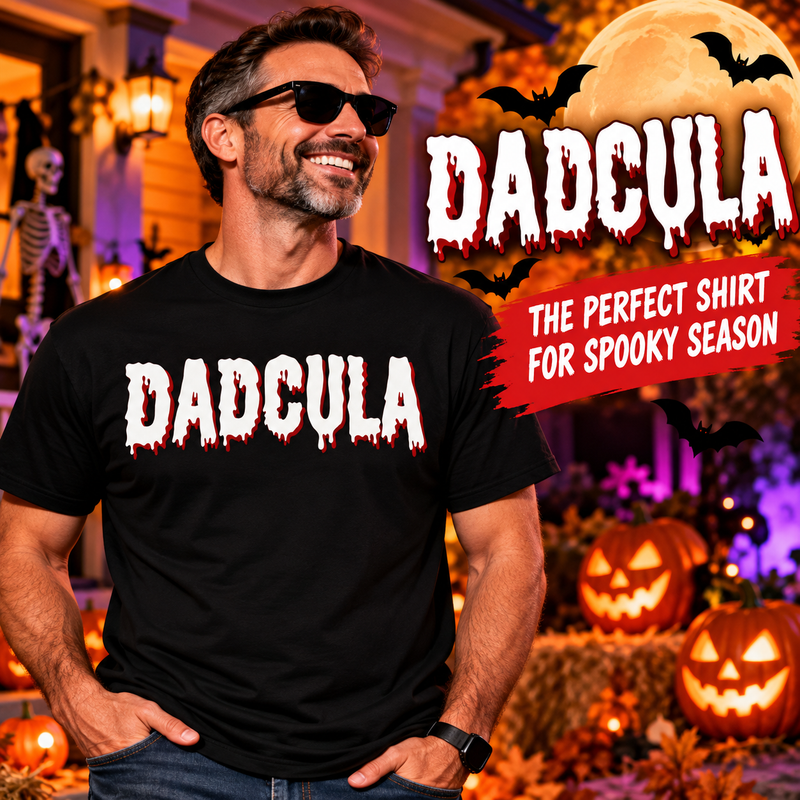 Dadcula Halloween Graphic T-Shirt