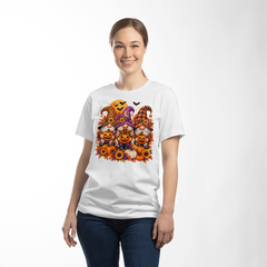 Halloween Gnome Graphic T-Shirt