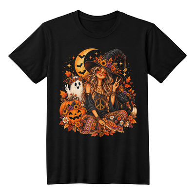 Boho Halloween Graphic T-Shirt