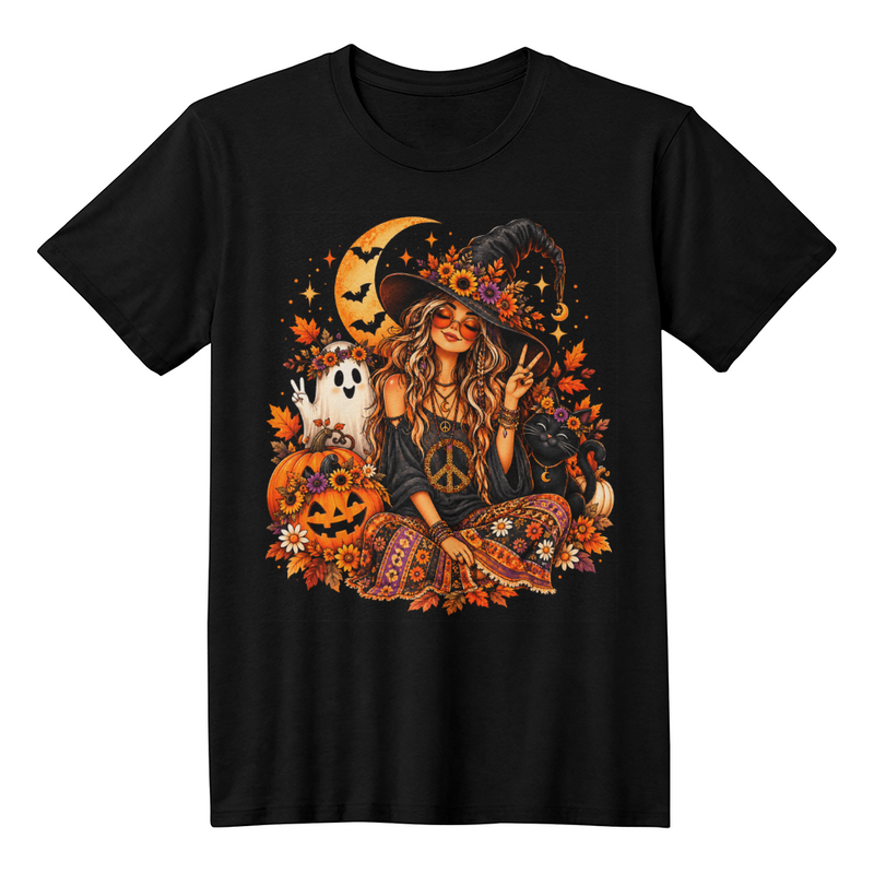 Boho Halloween Graphic T-Shirt
