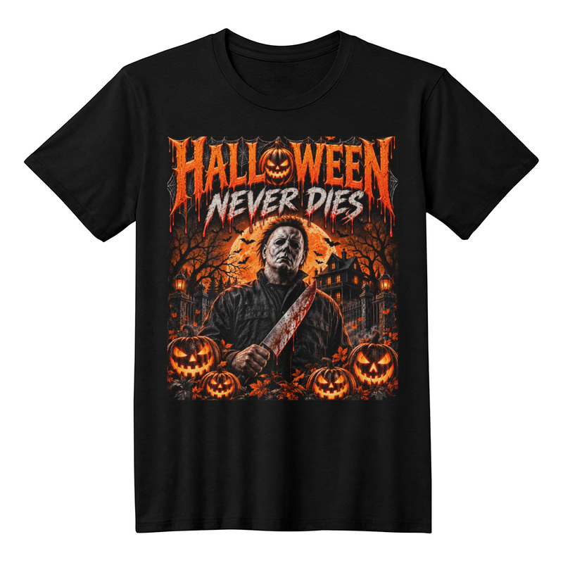 Halloween Never Dies Graphic Halloween T-Shirt