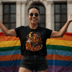 Boho Halloween Graphic T-Shirt