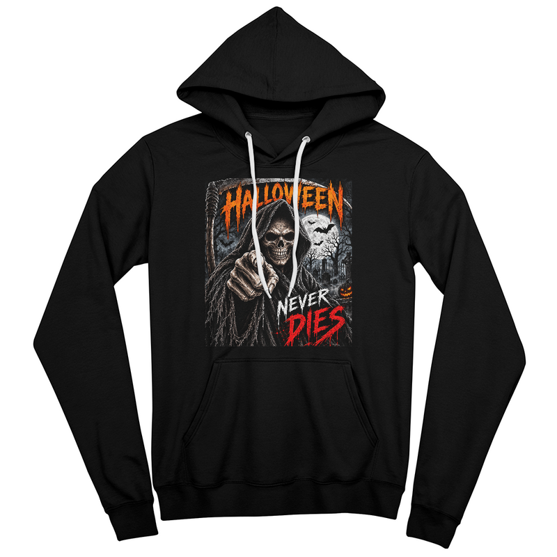 Halloween Never Dies Graphic Halloween Hoodie