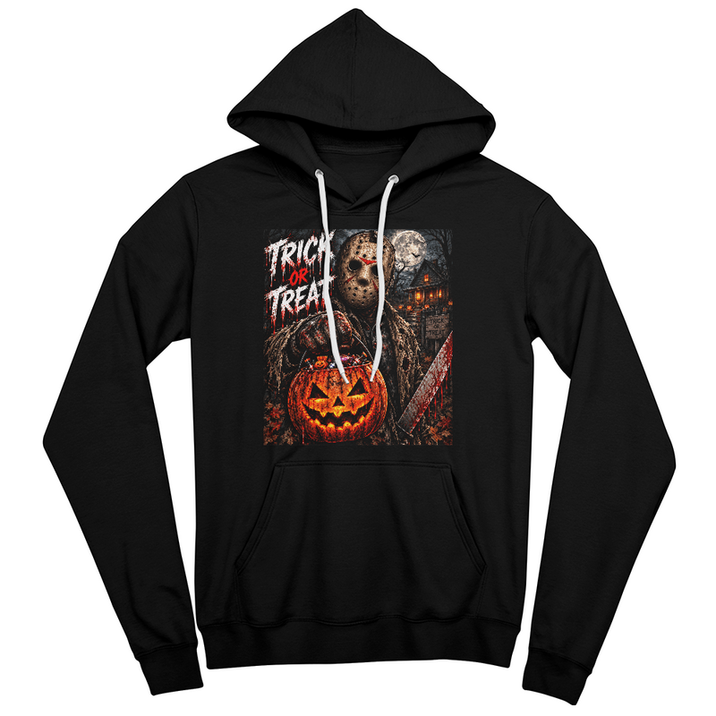 Trick or Treat Graphic Halloween Hoodie