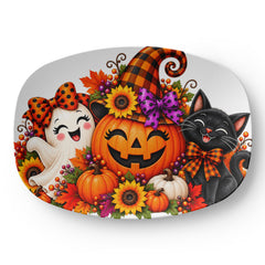 Halloween Serving Platter – Festive Fall Party & Treat Dish