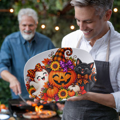 Halloween Serving Platter – Festive Fall Party & Treat Dish
