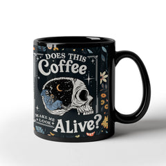 Skull Ceramic Mug – Halloween Coffee Cup for Spooky Lovers