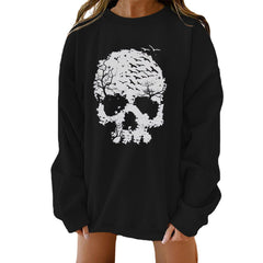 Halloween Festive Print Sweater