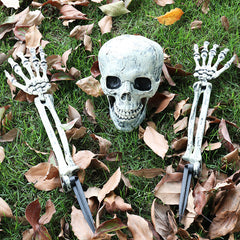 Spooky Skeleton Trio Garden Set