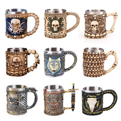 Holiday Spirit 3D Skull Mug