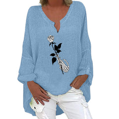 Spooky Chic Cotton Linen Long Sleeve