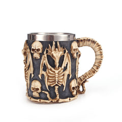 Holiday Spirit 3D Skull Mug