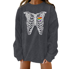Halloween Festive Print Sweater