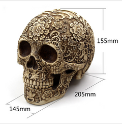 Halloween Skull Resin Ornament
