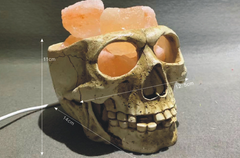 Skull Resin Accent Lamp - Halloween Night Light