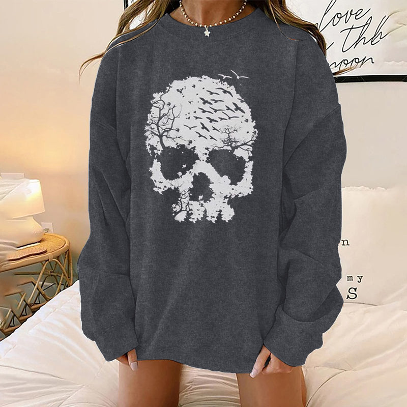 Halloween Festive Print Sweater